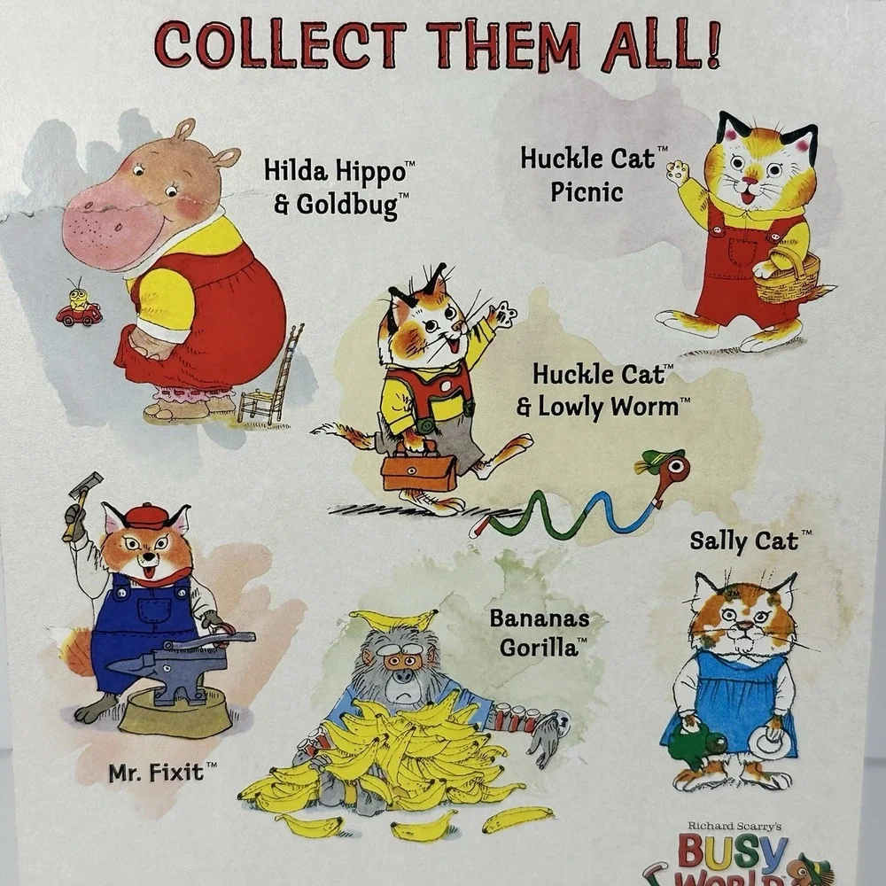 Richard Scarry Busy World Mr. Fixit Super7 ReAction Figure New Sealed